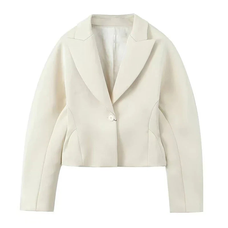 חליפת משי שני חלקים מחויטת מכנסיים ובלייזר - מורל