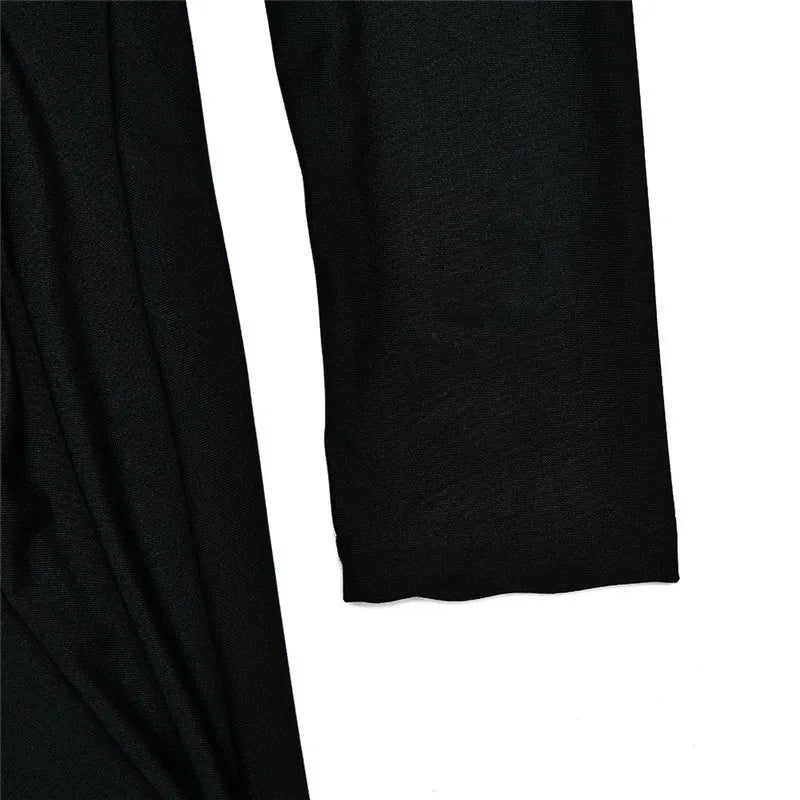 Rios שמלת ערב מקסי מחטבת עם חיתוך בטן