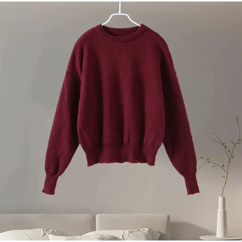 סט שני חלקים סרוג חולצת אובר סייז וחצאית מיני - יעלה