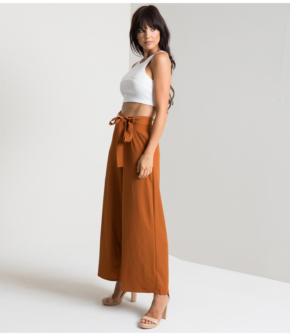 Chase מכנסיים בגזרה מתרחבת